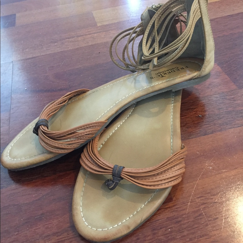 Strappy Tan Sandals